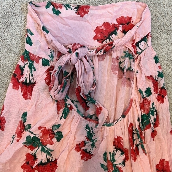 ASOS Women’s Pink Floral Flowy Top Size 6 - Picture 3 of 8
